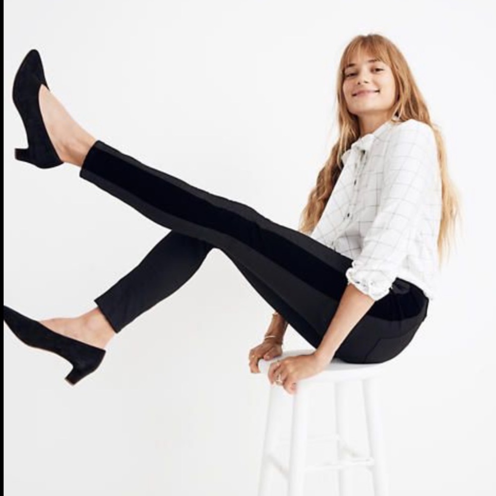 NEW Madewell 9” Midrise Black Skinny Jeans Tuxedo